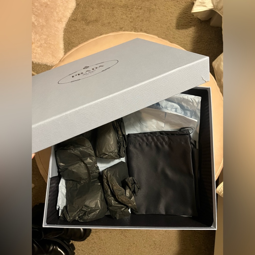 Prada - Monolith Brushed Leather Chelsea Boots - Picture 11 of 13